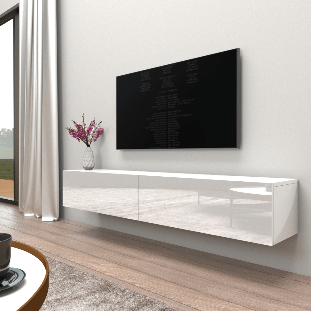 Berno Wall Mounted Floating 71" TV Stand - Meble Furniture