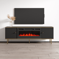 Camelia BL-EF Electric Fireplace 63" TV Stand - Meble Furniture