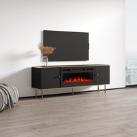 Camelia BL-EF Electric Fireplace 63" TV Stand - Meble Furniture