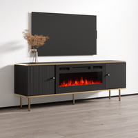 Camelia BL-EF Electric Fireplace 63" TV Stand - Meble Furniture