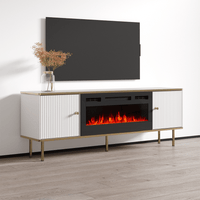 Camelia BL-EF Electric Fireplace 63" TV Stand - Meble Furniture