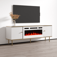 Camelia WH-EF Electric Fireplace 63" TV Stand - Meble Furniture