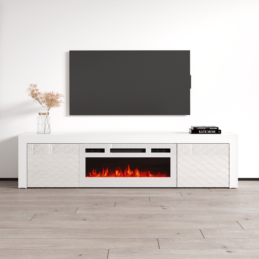Dia WH-EF Electric Fireplace 71" TV Stand - Meble Furniture