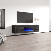 Knoxville BL-EF Electric Fireplace 71" TV Stand - Meble Furniture