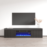 Knoxville BL-EF Electric Fireplace 71" TV Stand - Meble Furniture