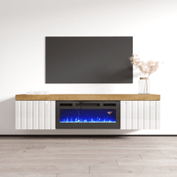 Knoxville BL-EF Electric Fireplace 71" TV Stand - Meble Furniture