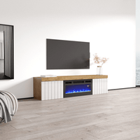 Knoxville BL-EF Electric Fireplace 71" TV Stand - Meble Furniture