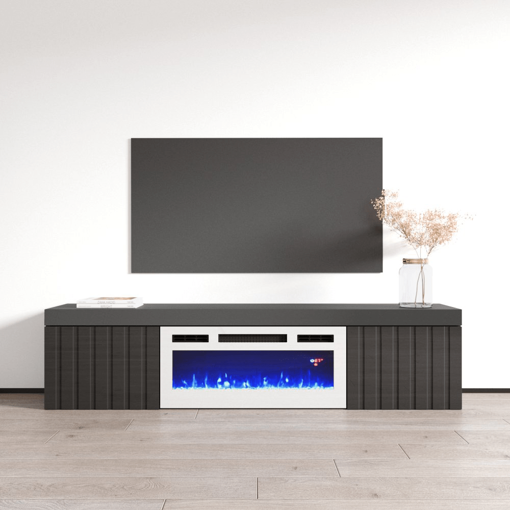 Knoxville WH-EF Electric Fireplace 71" TV Stand - Meble Furniture