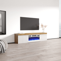 Knoxville WH-EF Electric Fireplace 71" TV Stand - Meble Furniture