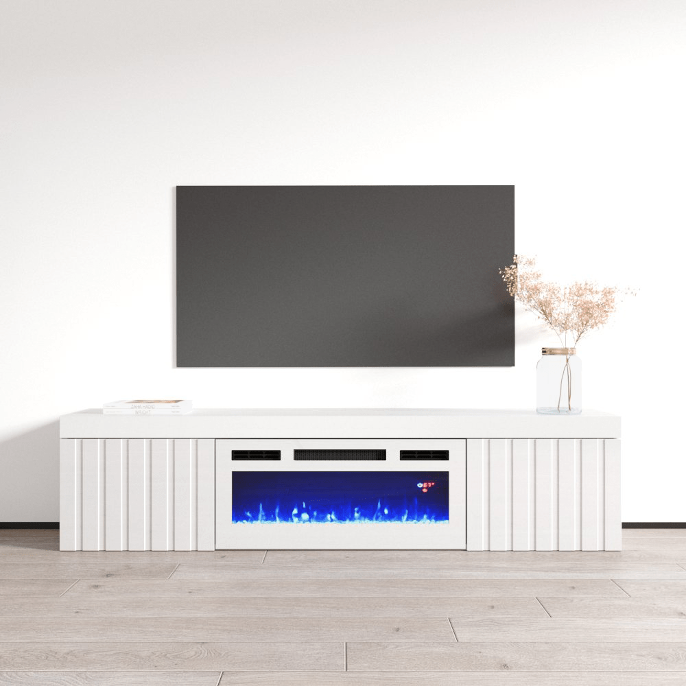 Knoxville WH-EF Electric Fireplace 71" TV Stand - Meble Furniture