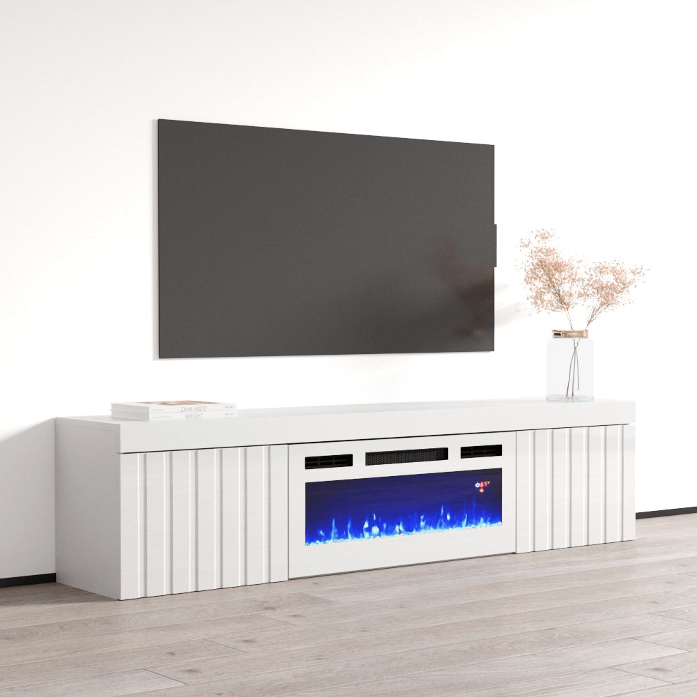 Knoxville WH-EF Electric Fireplace 71" TV Stand - Meble Furniture