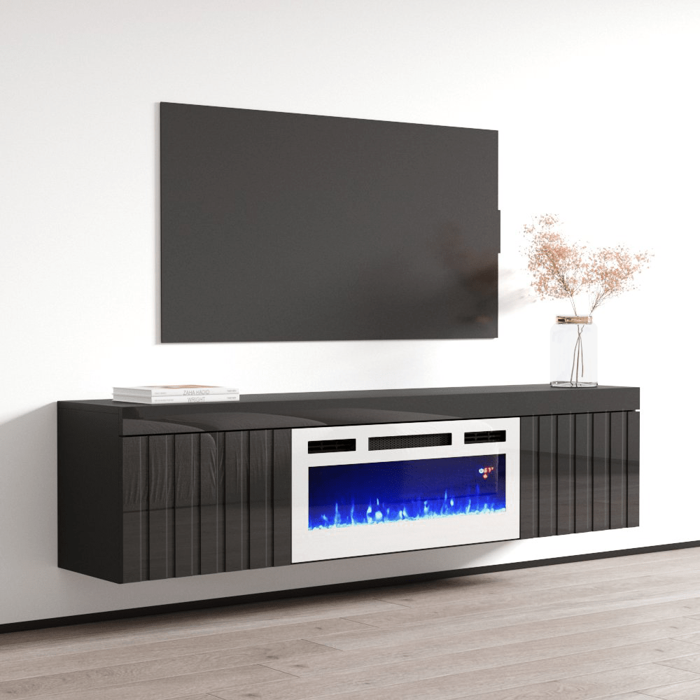 Knoxville WH-EF Electric Fireplace 71" TV Stand - Meble Furniture