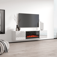 Luxe EF Wall Mounted Electric Fireplace 72" TV Stand - Meble Furniture