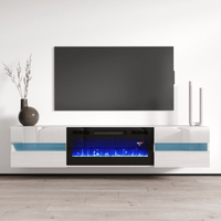 Metro EF Wall Mounted Electric Fireplace 72" TV Stand - Meble Furniture