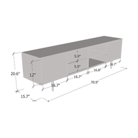 Rose 01 71" TV Stand - Meble Furniture