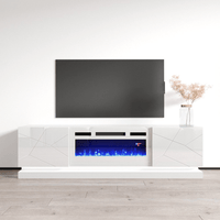 Shu WH-EF Electric Fireplace 71" TV Stand - Meble Furniture
