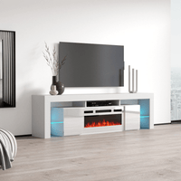 Soleo WH-EF Electric Fireplace 79" TV Stand - Meble Furniture