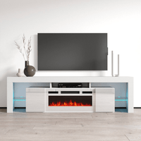 Soleo WH-EF Electric Fireplace 79" TV Stand - Meble Furniture