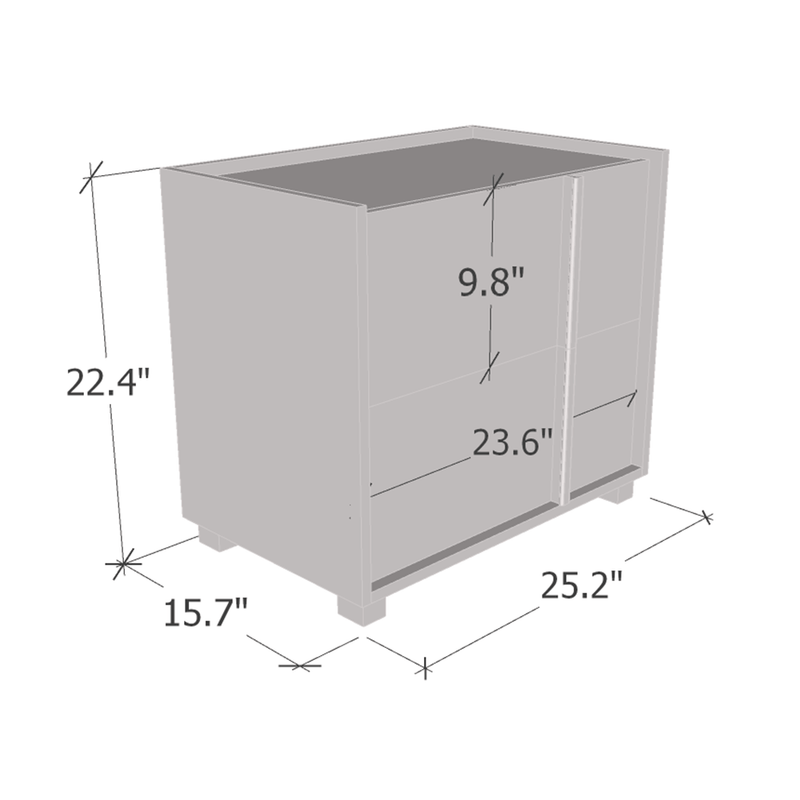 Sky Nightstand dimensions diagram