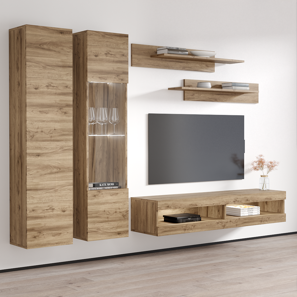 Fly A 34TV Floating Entertainment Center - Meble Furniture