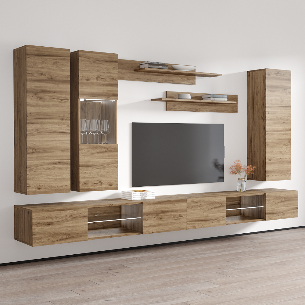 Fly E 33TV Floating Entertainment Center - Meble Furniture