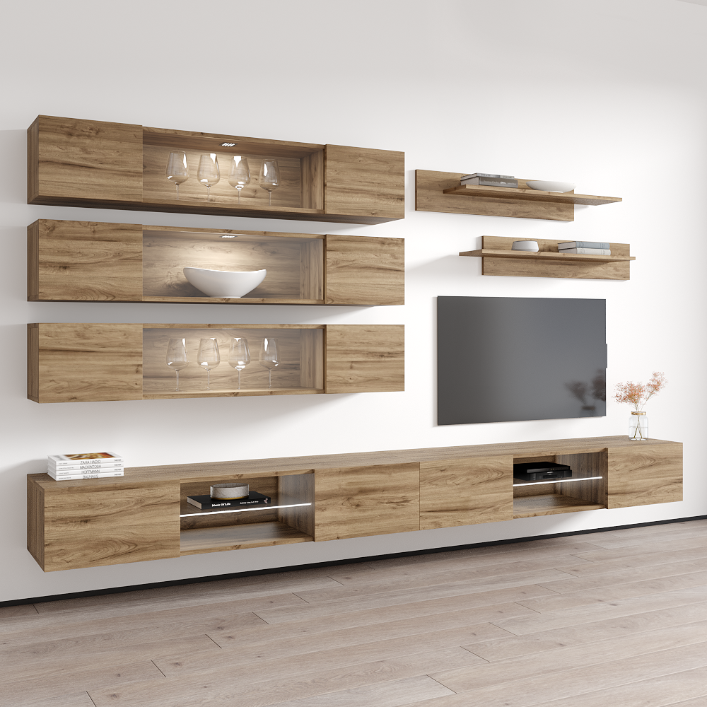 Fly J 33TV Floating Entertainment Center - Meble Furniture