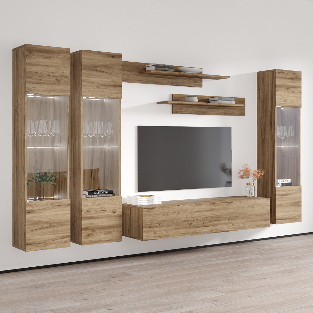 Fly C 30TV Floating Entertainment Center - Meble Furniture