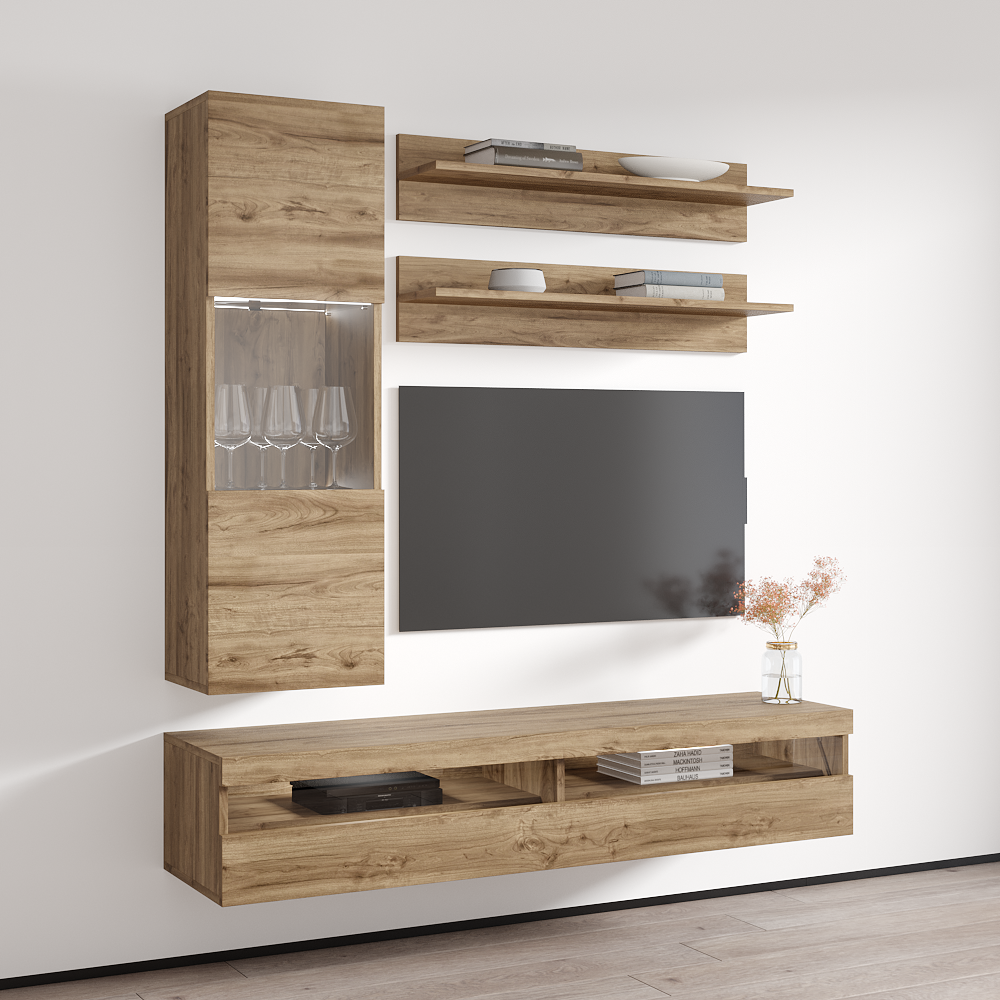 Fly H 35TV Floating Entertainment Center - Meble Furniture