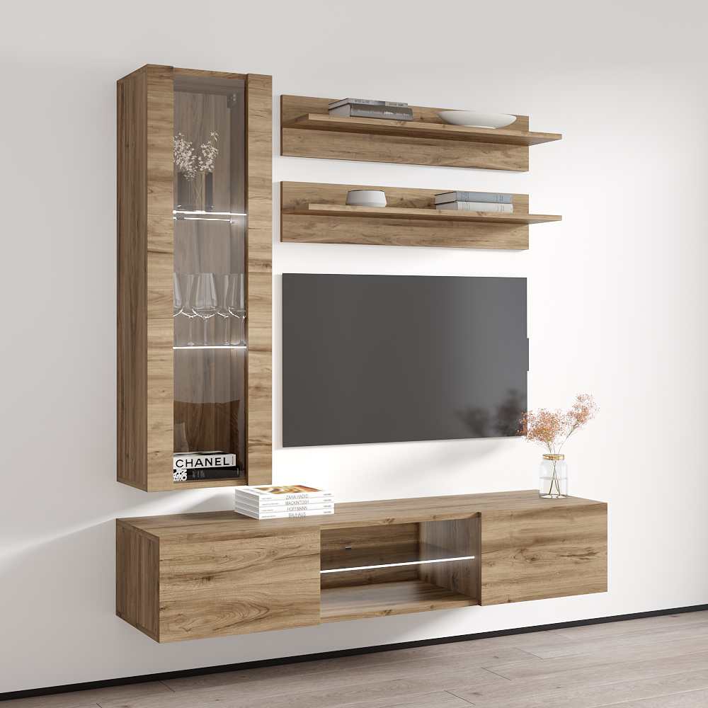 Fly H 33TV Floating Entertainment Center - Meble Furniture