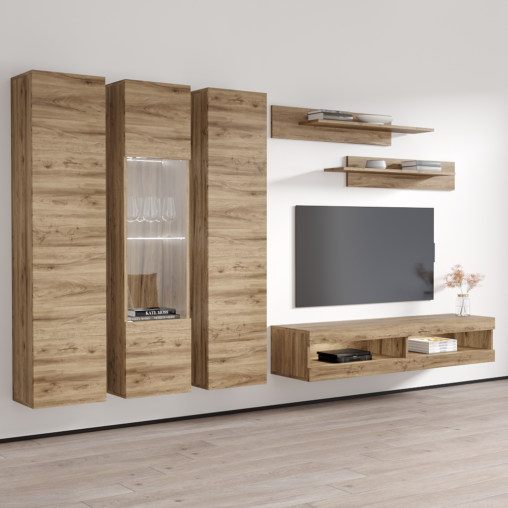 Fly C 34TV Floating Entertainment Center - Meble Furniture
