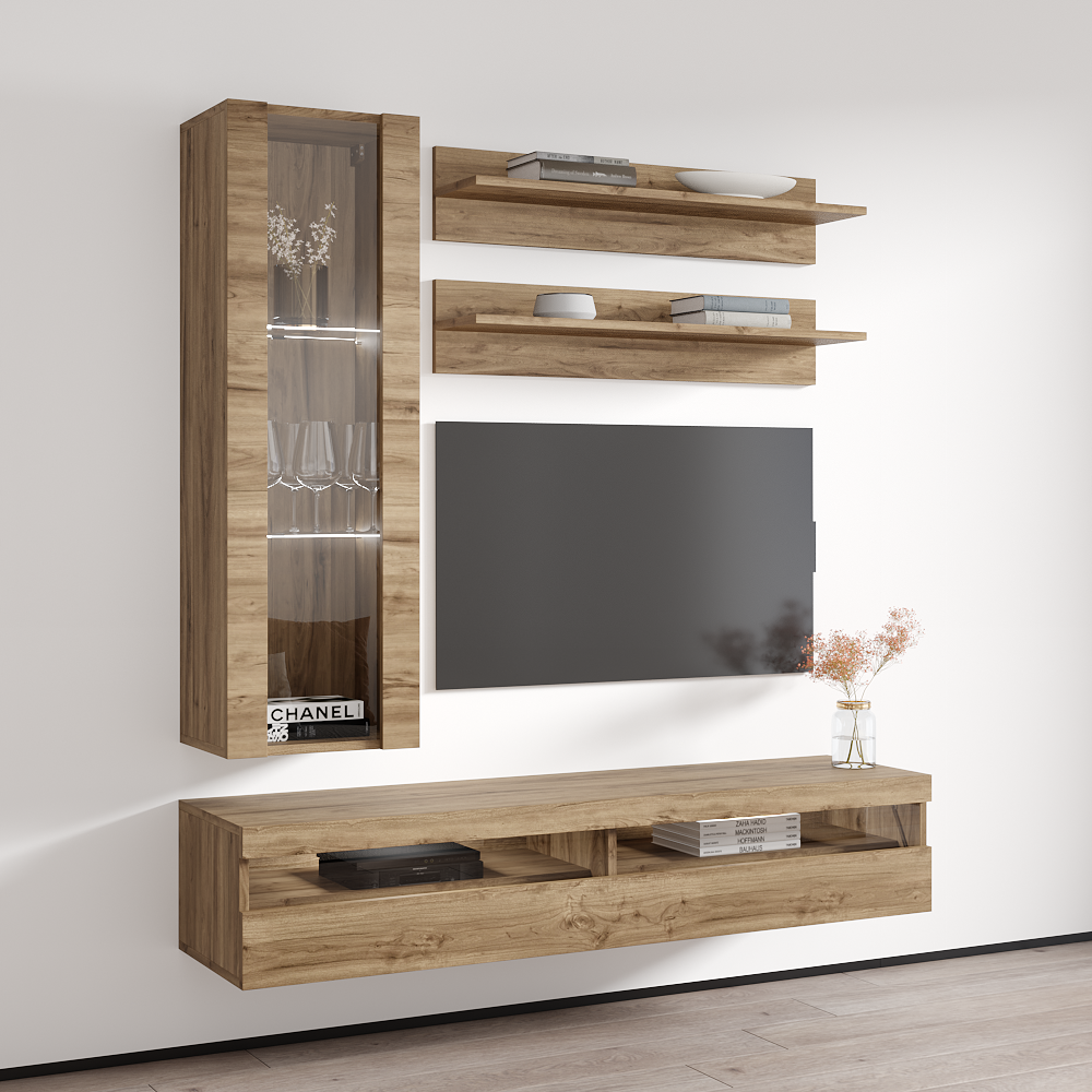 Fly H 35TV Floating Entertainment Center - Meble Furniture