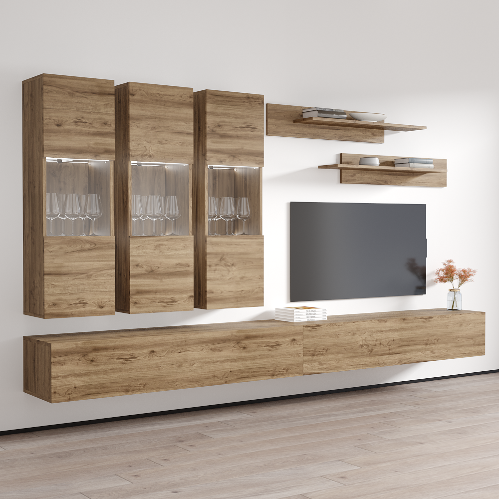 Fly E 30TV Floating Entertainment Center - Meble Furniture