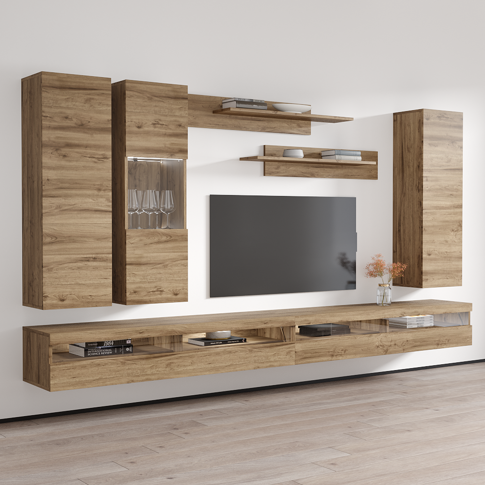 Fly E 35TV Floating Entertainment Center - Meble Furniture