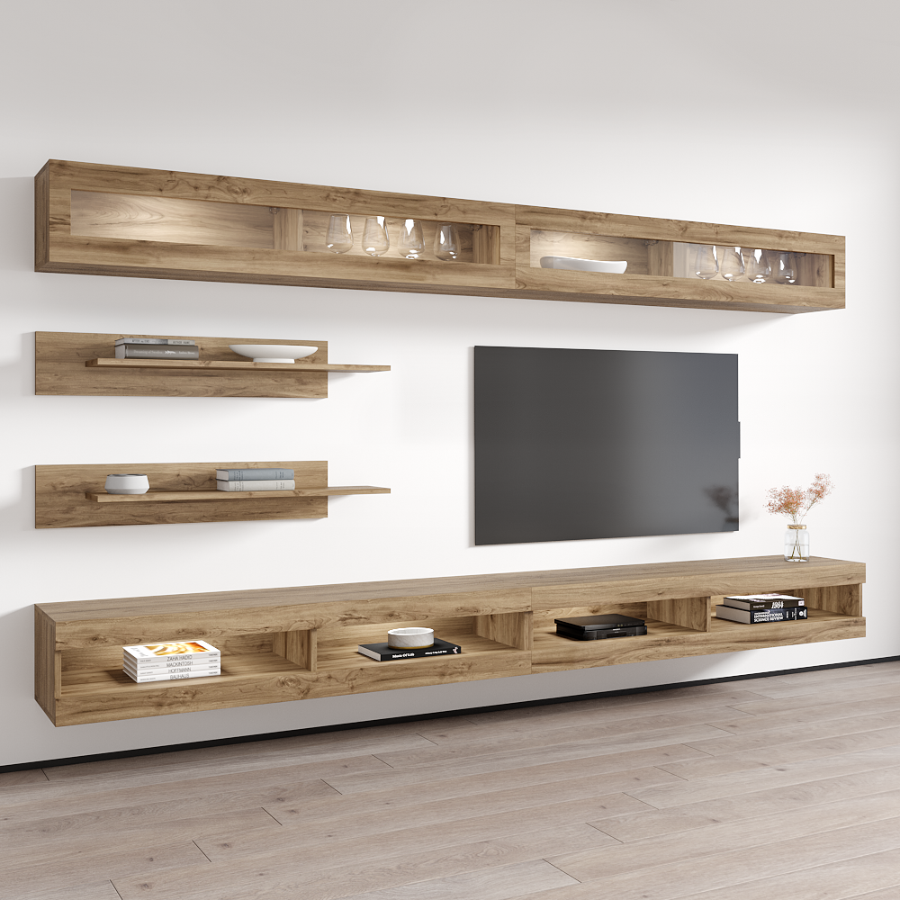Fly I 34TV Floating Entertainment Center - Meble Furniture