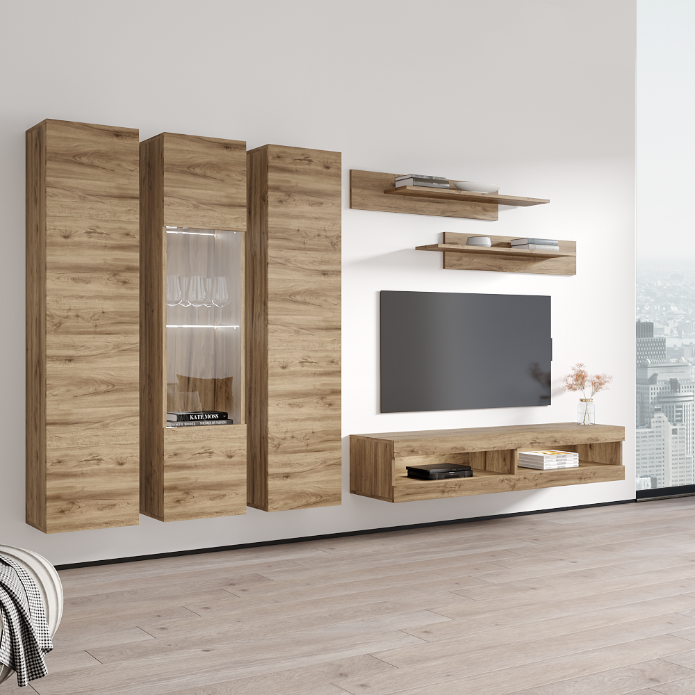 Fly C 34TV Floating Entertainment Center - Meble Furniture