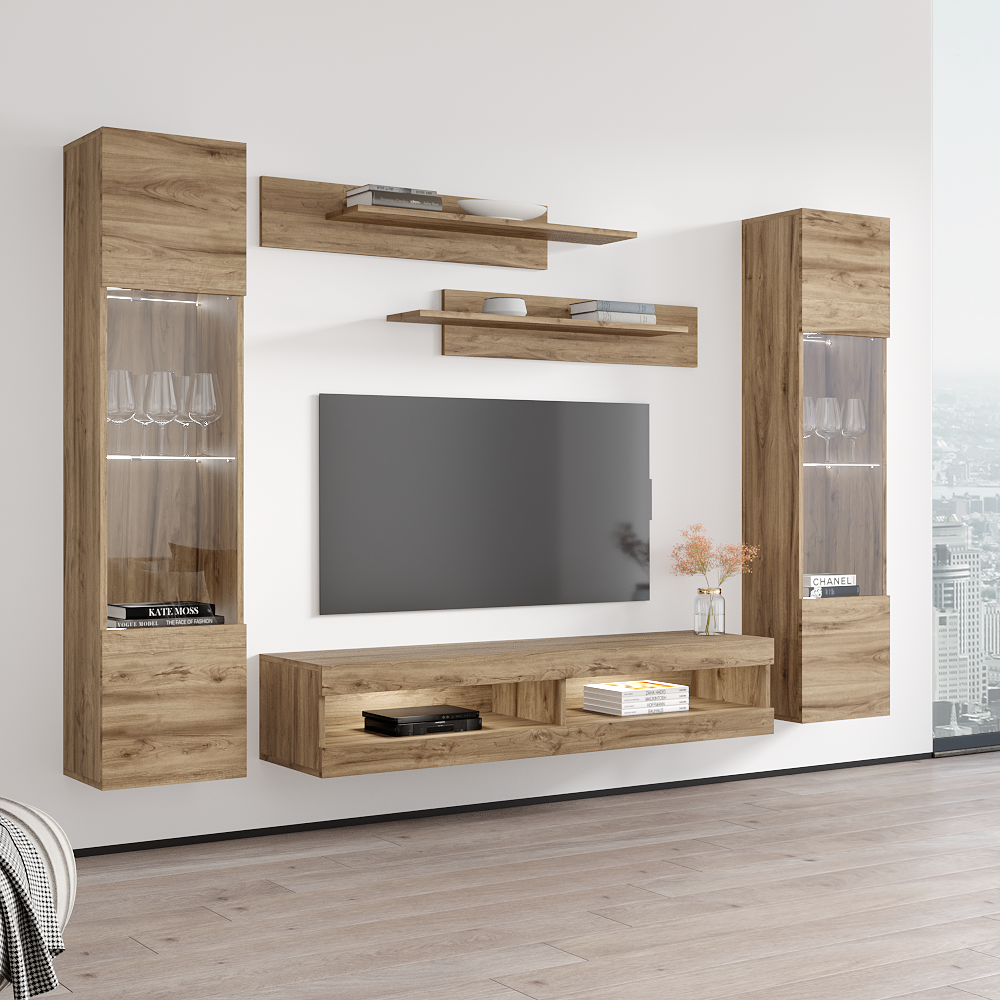 Fly A 34TV Floating Entertainment Center - Meble Furniture