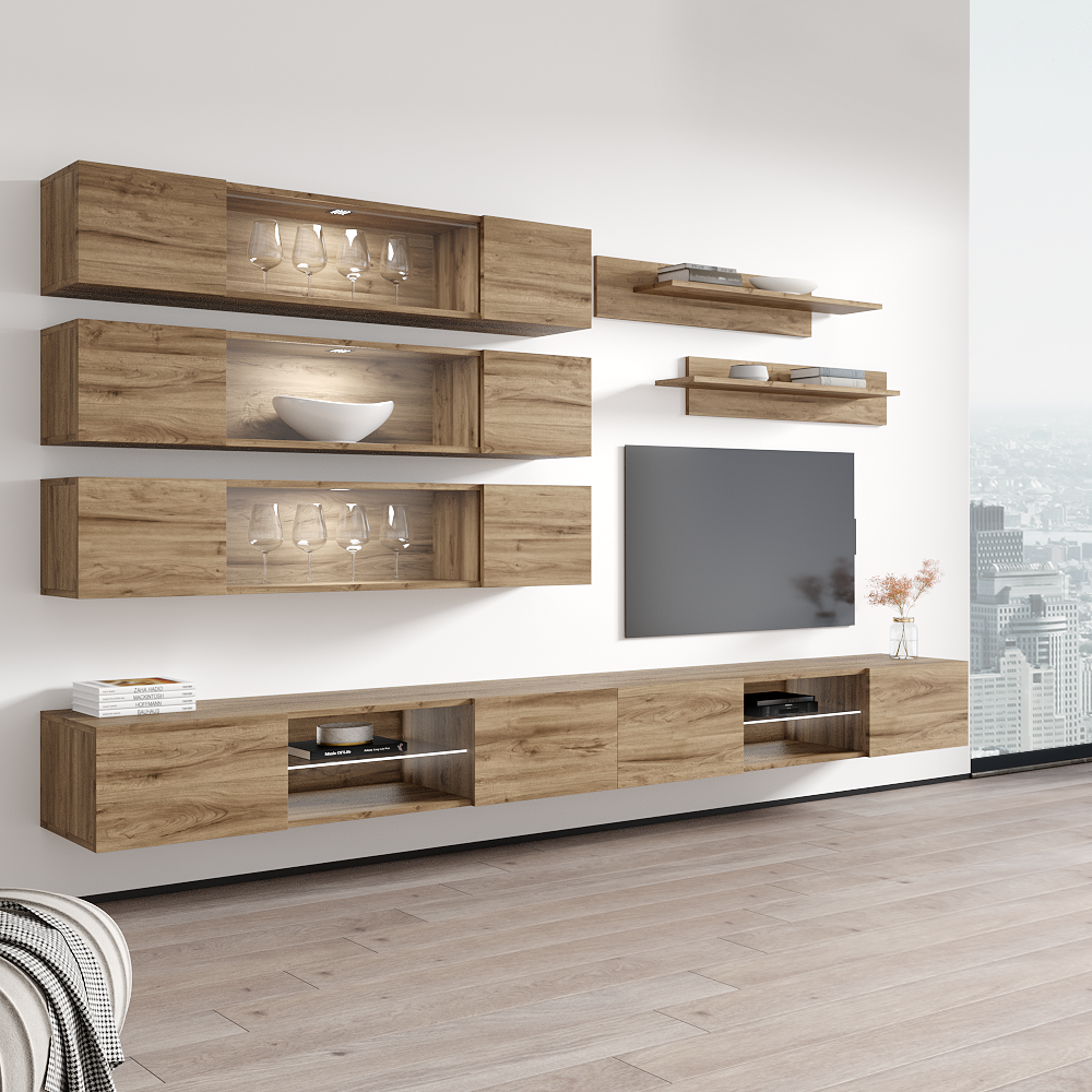 Fly J 33TV Floating Entertainment Center - Meble Furniture