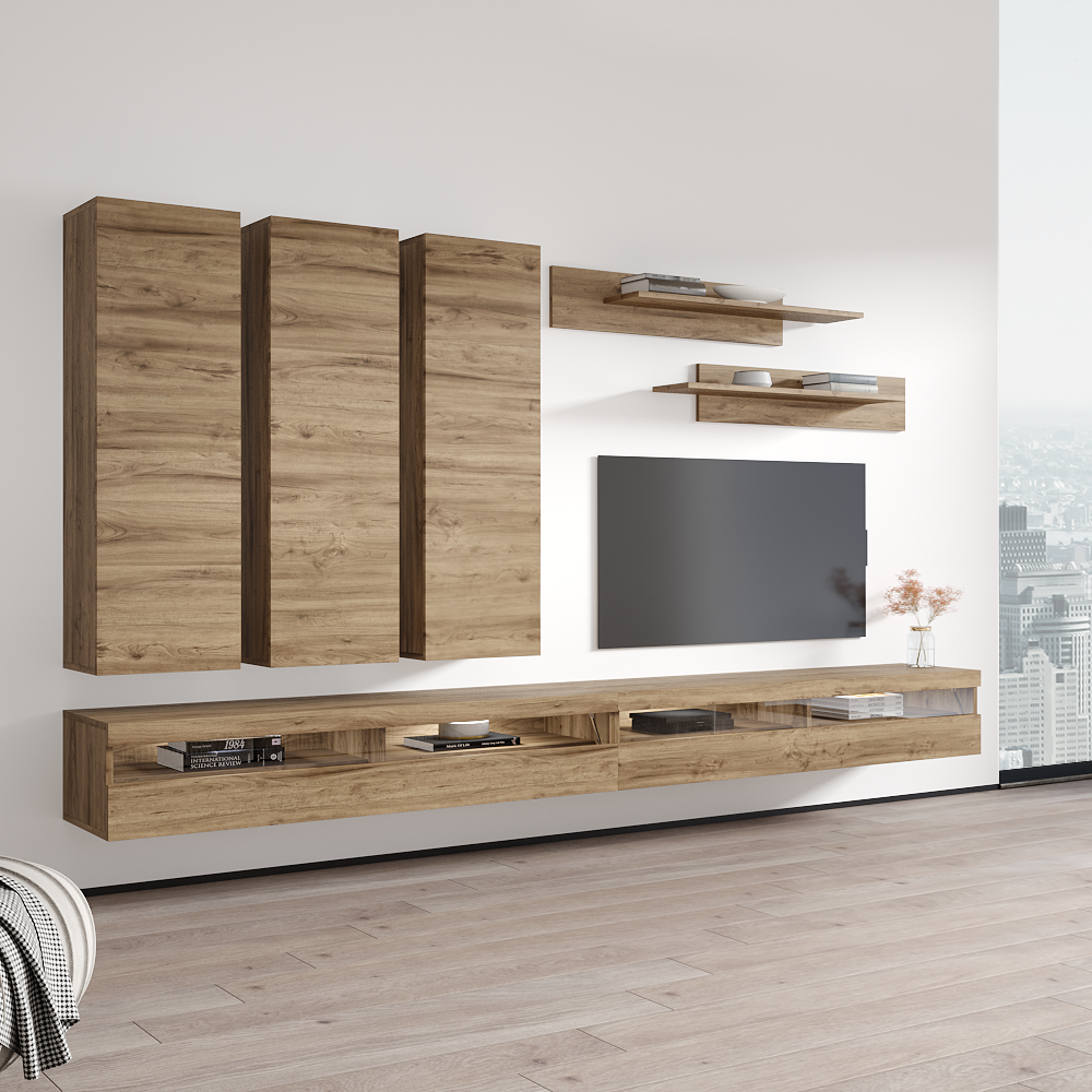 Fly E 35TV Floating Entertainment Center - Meble Furniture