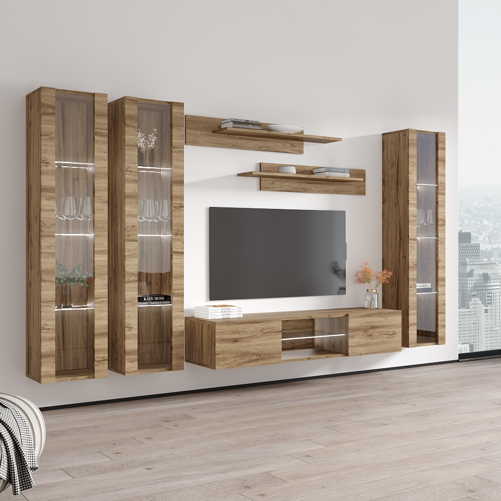 Fly C 33TV Floating Entertainment Center - Meble Furniture