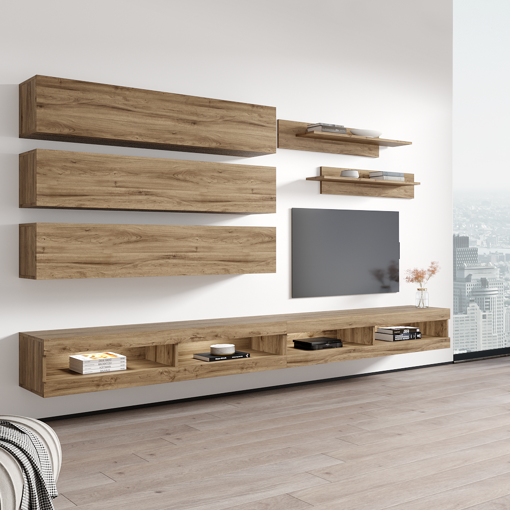 Fly J 34TV Floating Entertainment Center - Meble Furniture