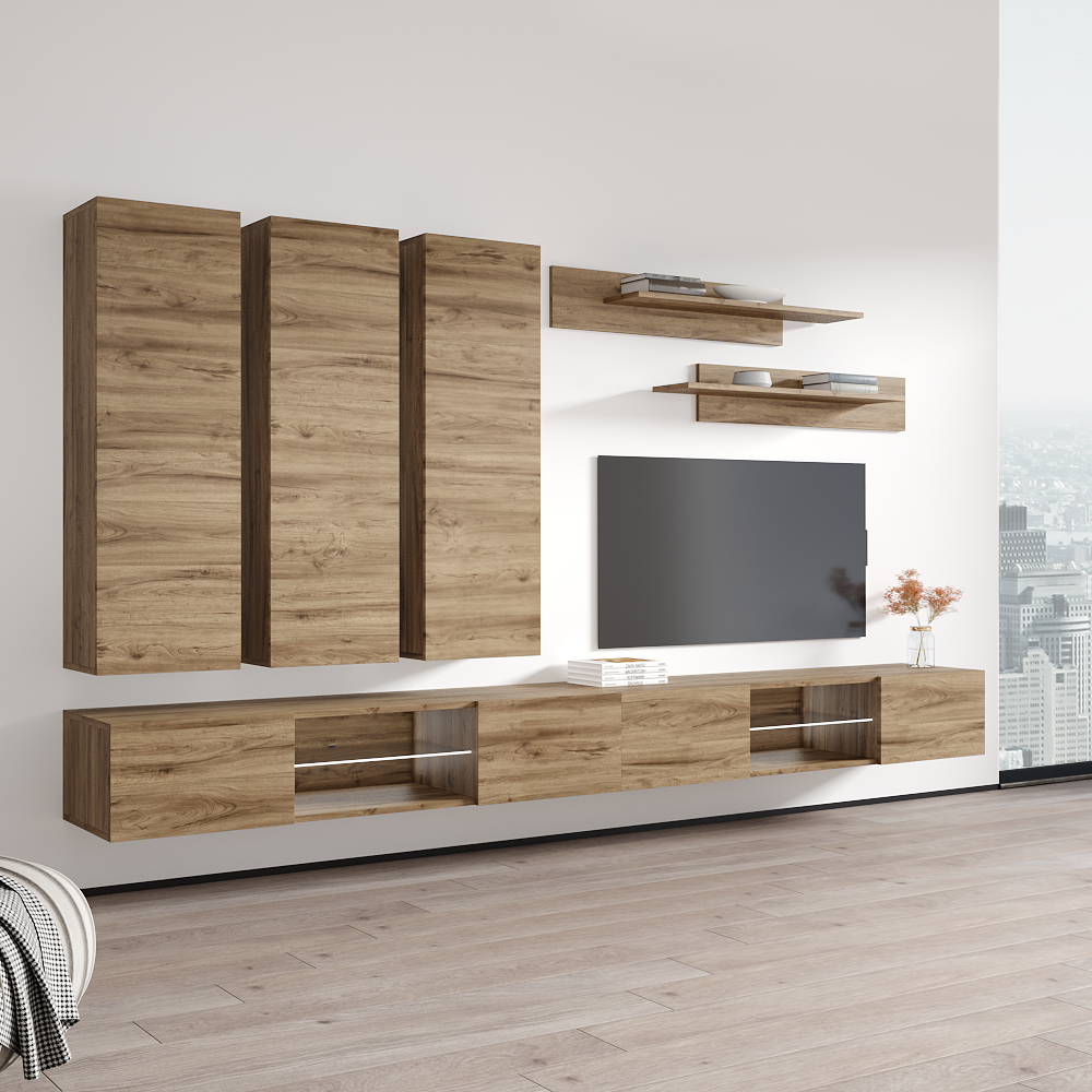Fly E 33TV Floating Entertainment Center - Meble Furniture
