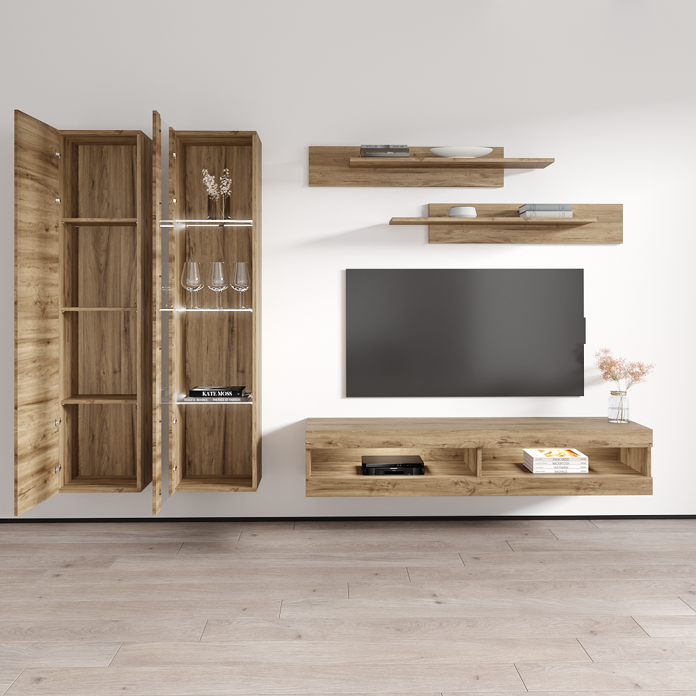 Fly A 34TV Floating Entertainment Center - Meble Furniture