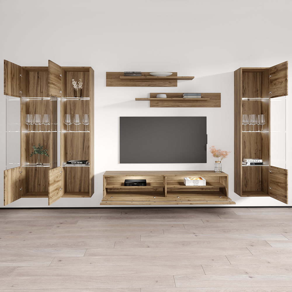 Fly C 35TV Floating Entertainment Center - Meble Furniture