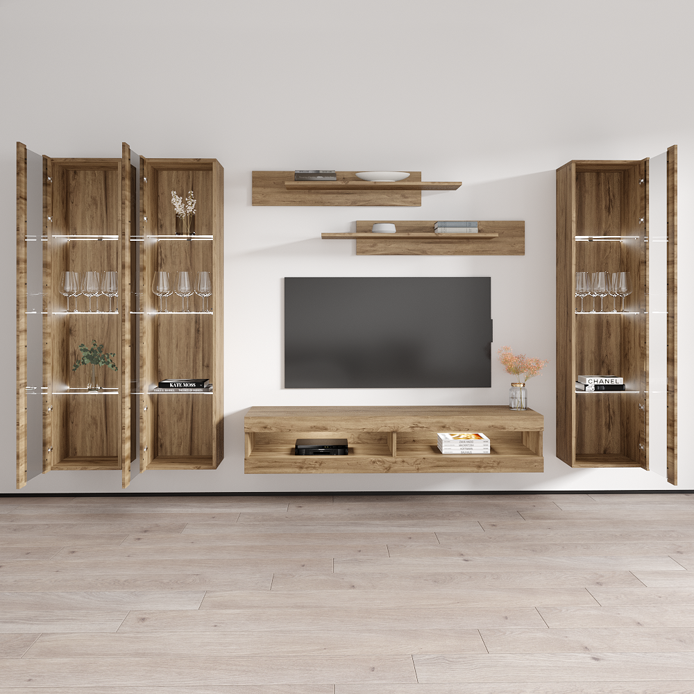 Fly C 34TV Floating Entertainment Center - Meble Furniture
