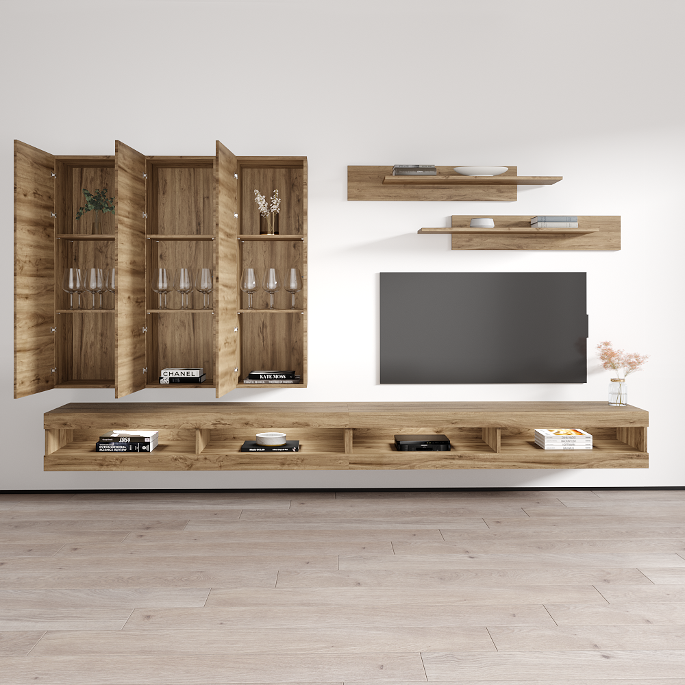 Fly E 34TV Floating Entertainment Center - Meble Furniture