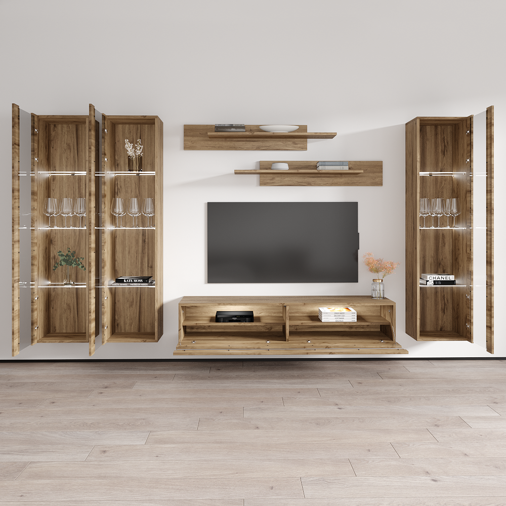 Fly C 35TV Floating Entertainment Center - Meble Furniture