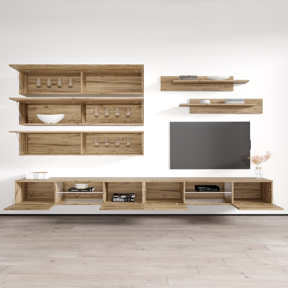 Fly J 33TV Floating Entertainment Center - Meble Furniture