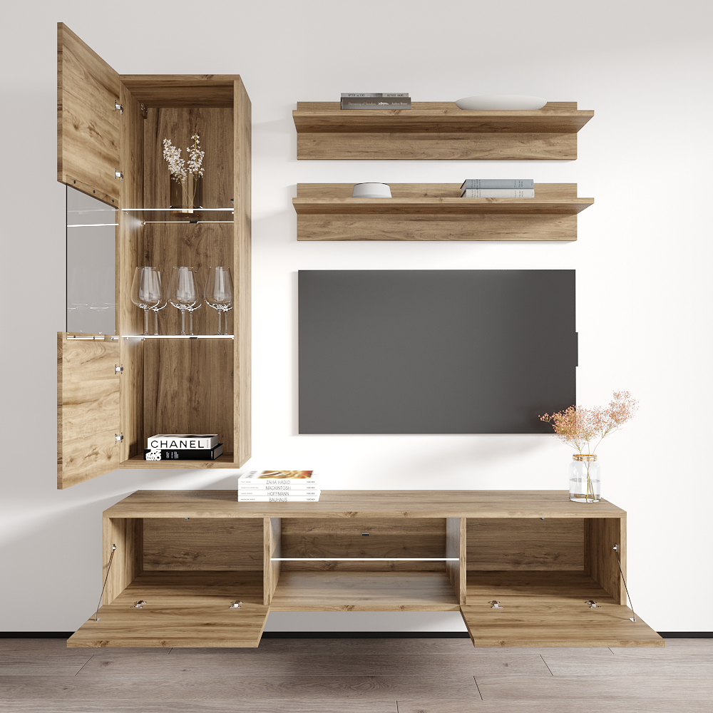 Fly H 33TV Floating Entertainment Center - Meble Furniture