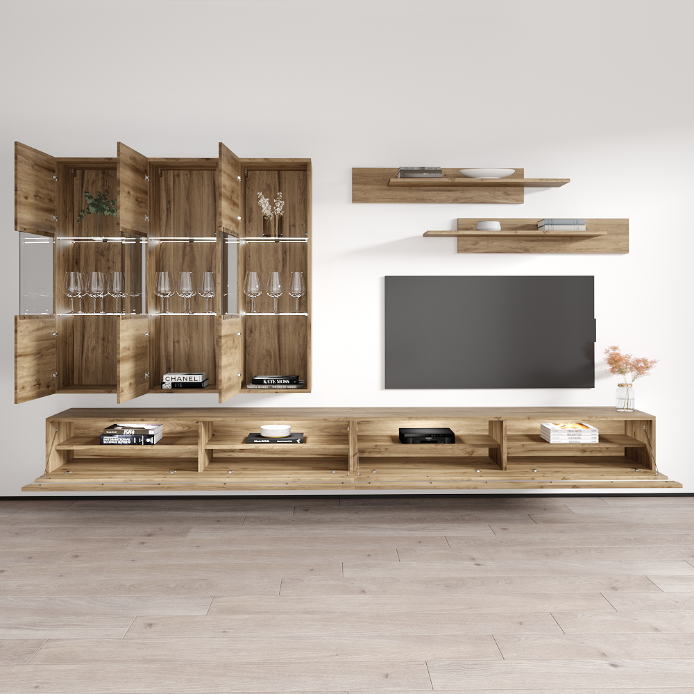Fly E 35TV Floating Entertainment Center - Meble Furniture