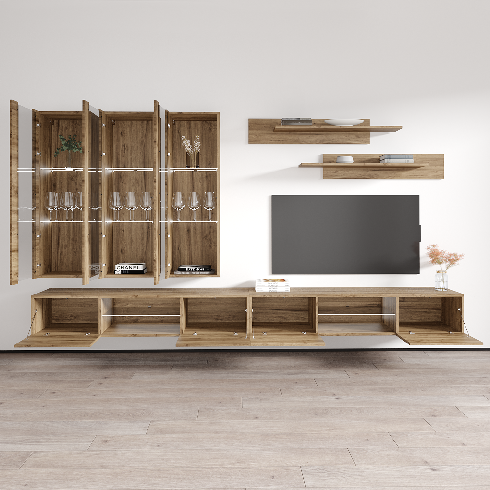 Fly E 33TV Floating Entertainment Center - Meble Furniture